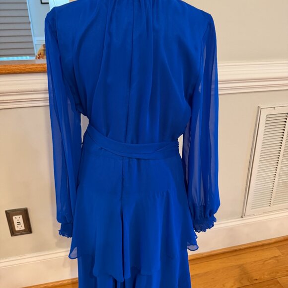Alex Marie Rosalia Split Sleeve - Royal Blue -Wedding/Date Night/Formal -Size 12 - Picture 6 of 8